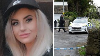 A mother of two was fatally stabbed on her children's toys by a man whom she had rejected.