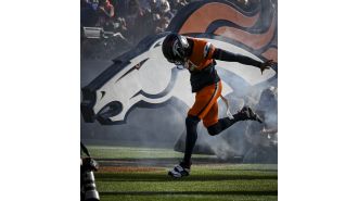 Broncos cornerback Pat Surtain II admires Deion Sanders' Nike Air Diamond Turf cleats for embodying Sanders' identity.