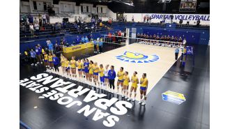 San Jose State volleyball earns bye in MW Tournament; Spartans set to face team that declined to play them earlier.