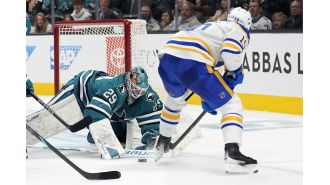 The Sharks lose after a third-period lead on a special night.
