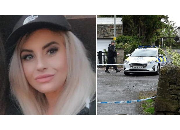 A mother of two was fatally stabbed on her children's toys by a man whom she had rejected.