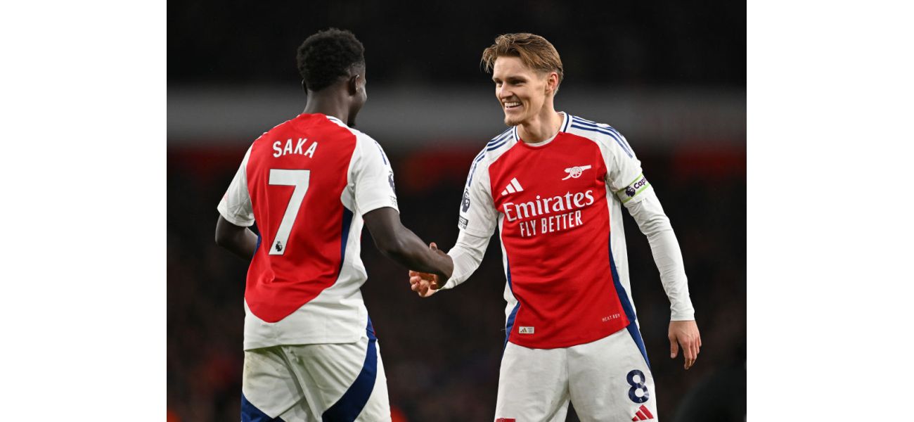 Paul Merson says that an Arsenal player performs much better when Martin Odegaard is available.