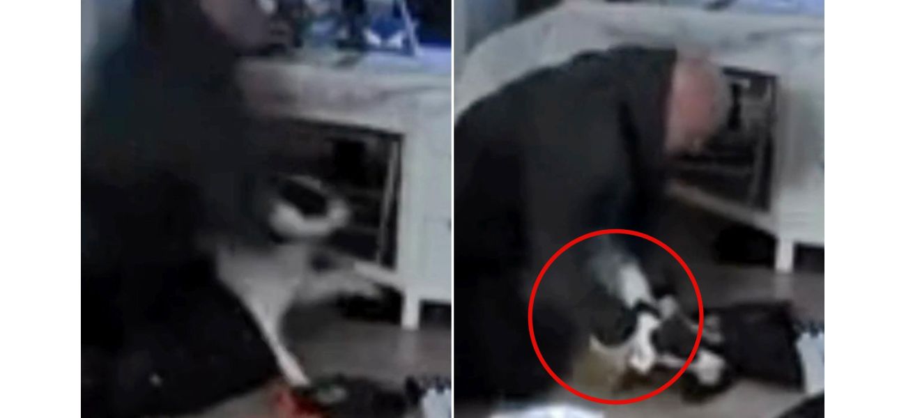 A man who was caught on camera beating a dog has been spared jail time.