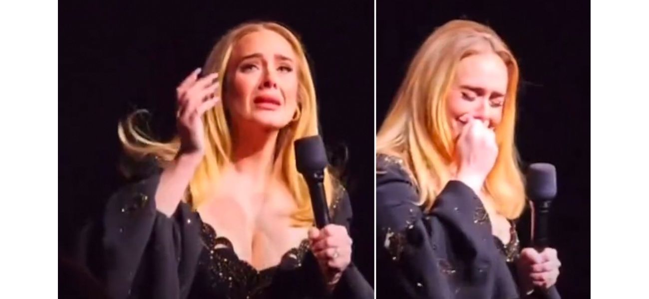 Singer Adele finishes her Las Vegas show with tears, marking the end of her two-year residency before taking a break from music.