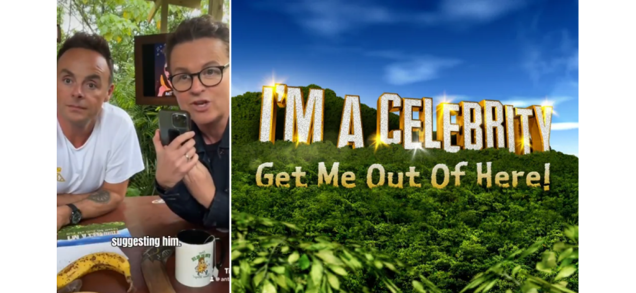 Ant and Dec were surprised when an English athlete expressed interest in participating in the show I'm A Celebrity.