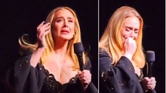 Singer Adele finishes her Las Vegas show with tears, marking the end of her two-year residency before taking a break from music.