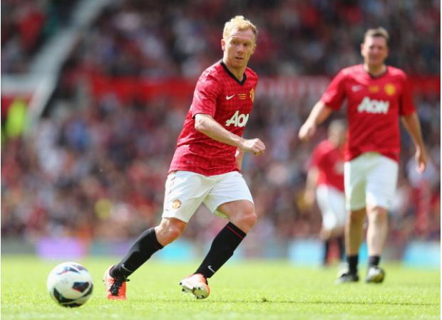 Man Utd icon Paul Scholes reveals the top midfielders he encountered during his time at England.