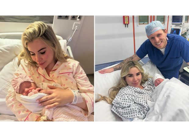 Reality TV star Georgia Kousoulou shares joyous news of welcoming a daughter and reveals the adorable name they have chosen.