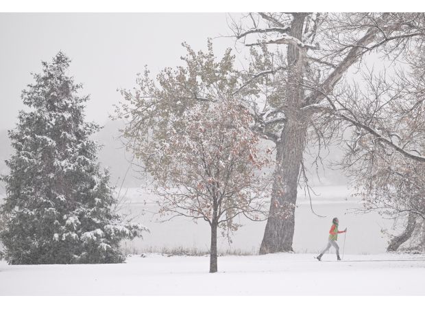 Expect snowy weather in Colorado's mountains on Sunday, potentially causing problems for Thanksgiving travelers.