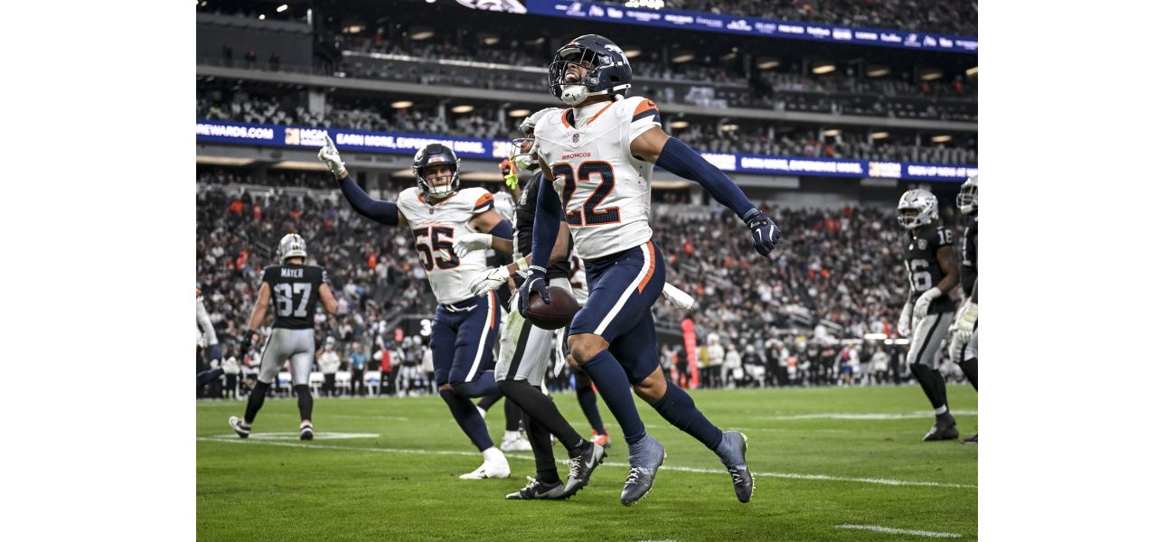 The Denver Broncos defeated the Las Vegas Raiders 29-19 in Week 12 of the NFL season.