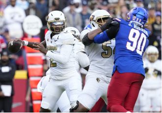 After losing, CU Buffs drop in AP college football poll while Oregon remains in top spot for Week 14.