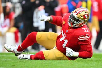 Trent Williams won't be protecting QB Brandon Allen's blindside against the Packers in the 49ers' pregame.