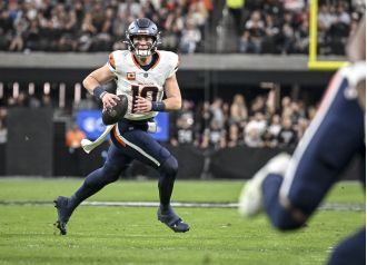 Broncos' connection between Bo Nix and Courtland Sutton leads to success in Las Vegas, resulting in a win over their opponent.