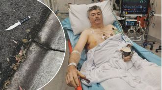 Man stabbed by stranger during Facebook purchase exchange in a public place, leaving him with three wounds.