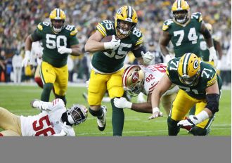 The 49ers expressed disappointment after their loss to the Packers.