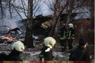 Aircraft accident claims one life as plane collides with home.