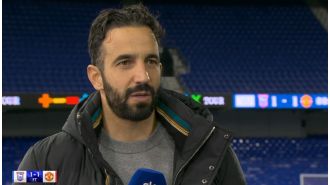 Ruben Amorim criticizes Joshua Zirkzee and Jonny Evans following Manchester United's tie with Ipswich.