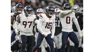 Strnad of Broncos wants Bonitto to get paid after he recorded his 10th sack against the Raiders.