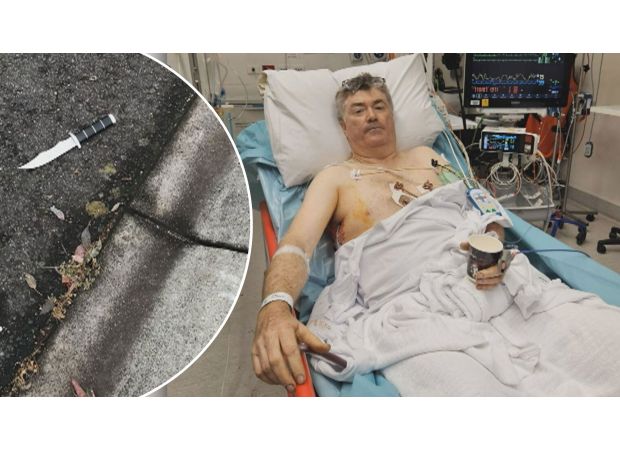 Man stabbed by stranger during Facebook purchase exchange in a public place, leaving him with three wounds.