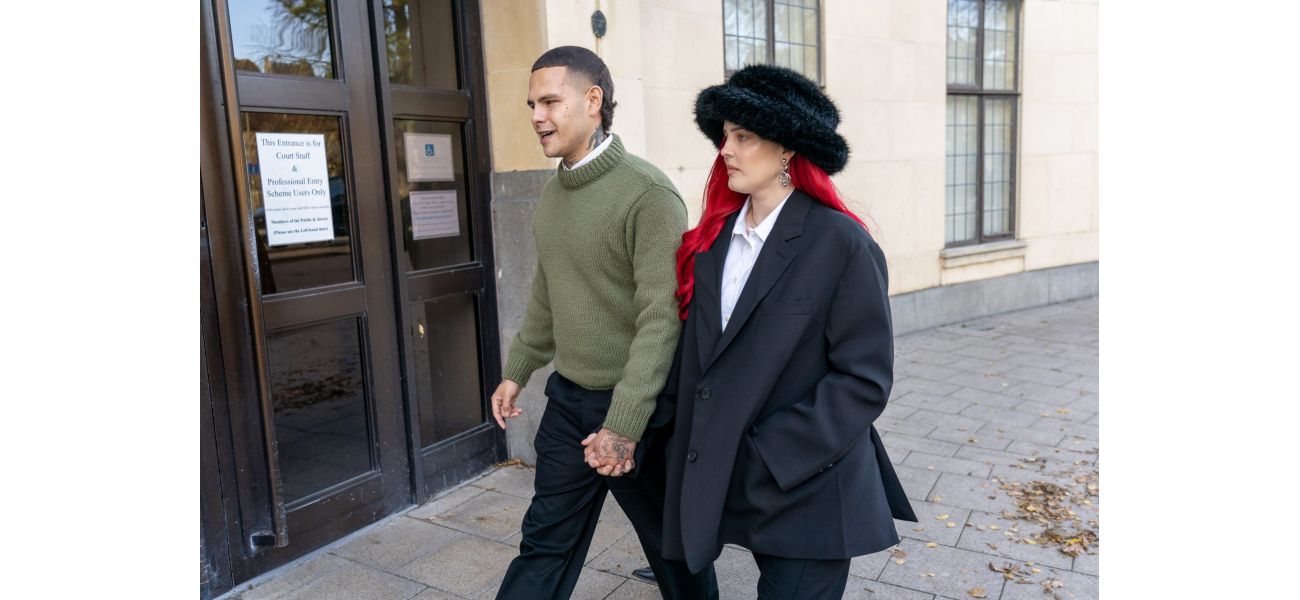 Anne-Marie stands by her husband Slowthai as he attends his court hearing for a rape accusation.