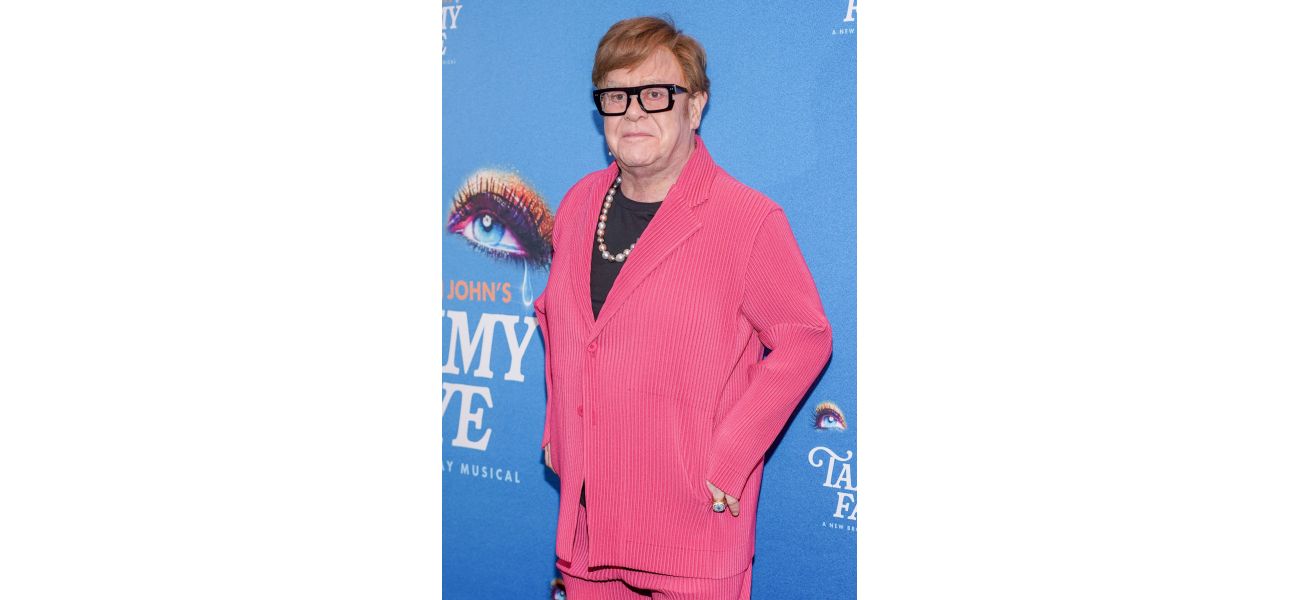 Elton John, 77, has lost sight in his right eye and can no longer see.