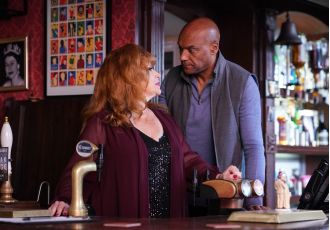 A major EastEnders couple breaks up after a betrayal involving an ex.