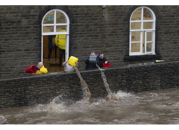 Storm Bert causes five deaths and brings more weather alerts as it floods areas.