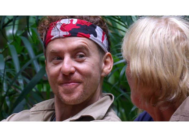 Danny Jones' wife shares that he lied to I'm A Celebrity producers, exposing a secret from the show.