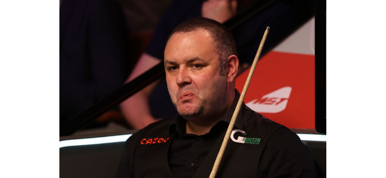 Snooker player Stephen Maguire delivers an abysmal performance at UK Championship.