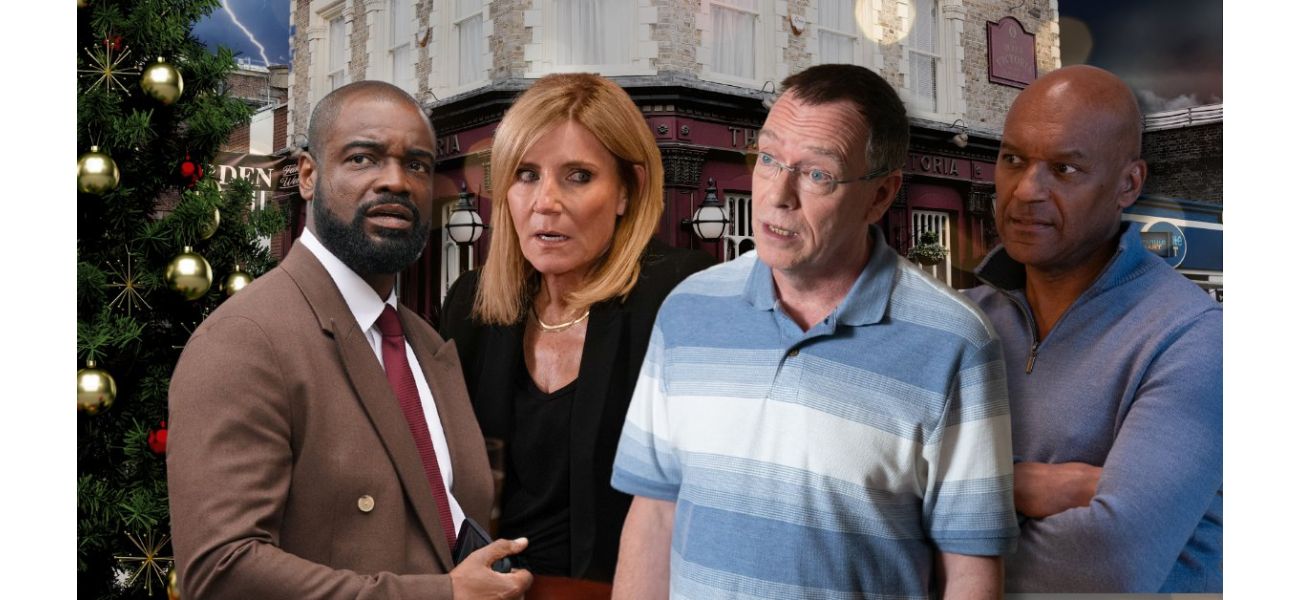 Big secrets will be exposed and chaos will ensue in the upcoming Christmas episode of EastEnders.