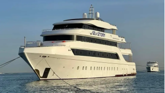 A tourist boat sank in rough waters, with 16 individuals still unaccounted for.