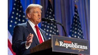 Trump warns of imposing tariffs on Mexico, Canada, and China as soon as he takes office.