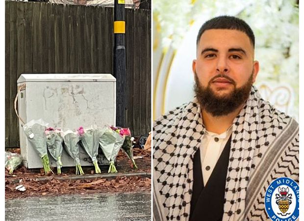 Man, 27, killed in Birmingham city centre while sitting in his car.