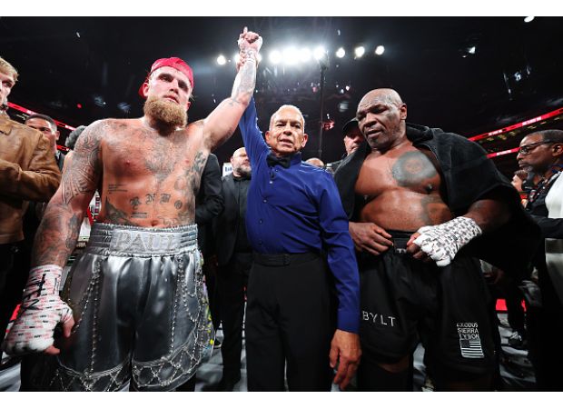 Jake Paul angrily denies allegations that his fight against Mike Tyson was fixed.