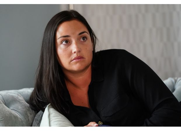 Lauren's baby in danger on EastEnders due to growing painkiller addiction.