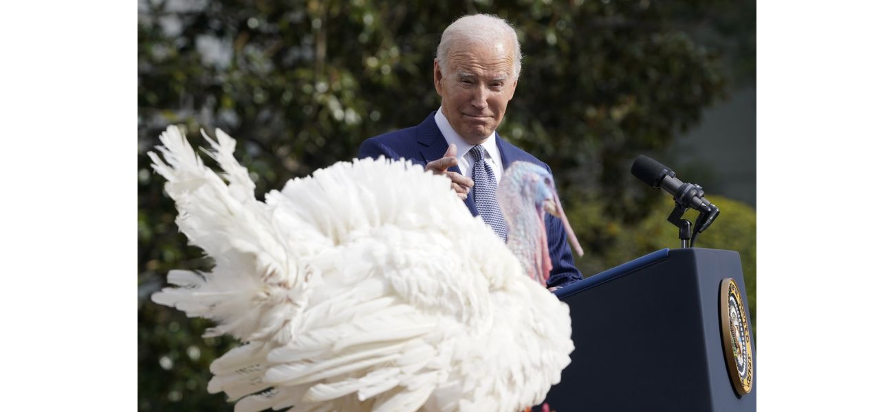 Biden pardons turkeys for last time in White House holiday season.