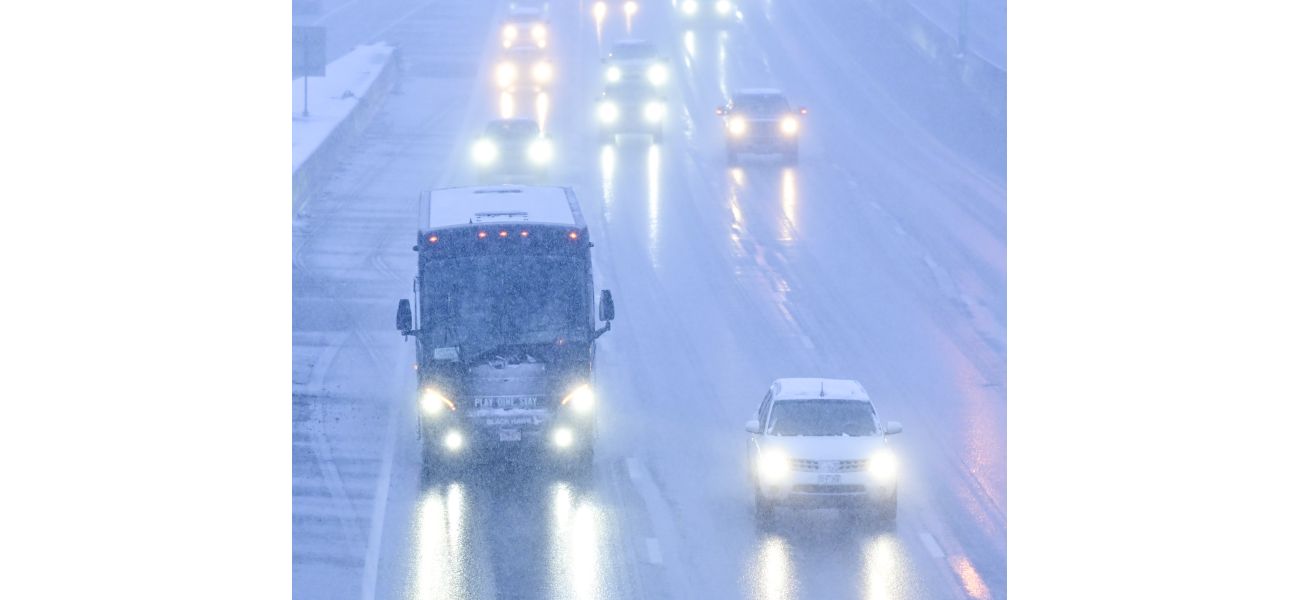 Mountain roads in Colorado are currently covered in snow, making them dangerous and slippery.