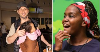 Oti Mabuse's husband and their 'miracle baby' have arrived in Australia for I'm A Celebrity.