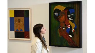 Artist Everlyn Nicodemus considers this exhibition to be the pinnacle of her career.