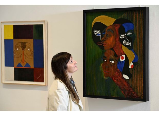 Artist Everlyn Nicodemus considers this exhibition to be the pinnacle of her career.