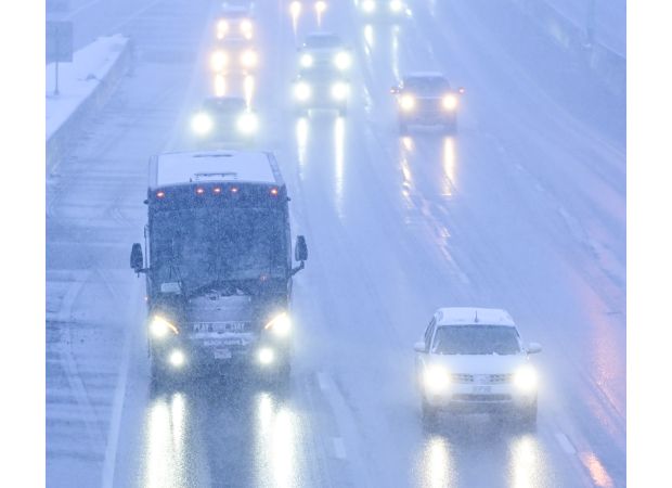 Mountain roads in Colorado are currently covered in snow, making them dangerous and slippery.