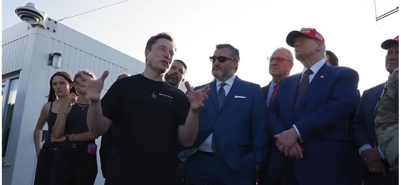 Trump's granddaughter discusses whether he would take a ride on Elon Musk's SpaceX rocket.