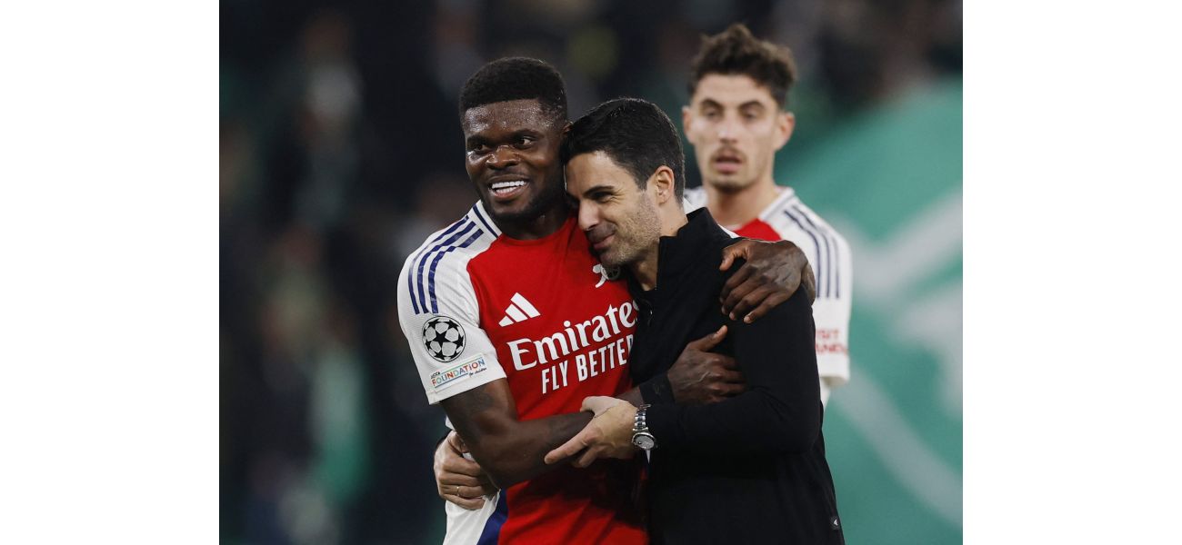 Arteta praises Arsenal player for outstanding performance in 5-1 win against Sporting.