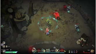 A review of Ravenswatch PS5, a new game that resembles co-op Hades and has a roguelite style.