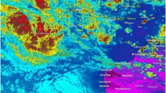Potential for first cyclone in Australia as weather system looms.