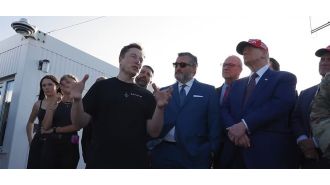 Trump's grandchild shares thoughts on whether he'll hitch a ride on Elon Musk's SpaceX rocket.