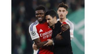 Arteta praises Arsenal player for outstanding performance in 5-1 win against Sporting.