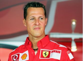 F1 legend Michael Schumacher's friend denies rumors of him attending daughter's wedding.