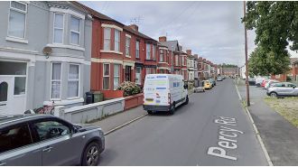 Two people arrested after baby found unconscious in home.