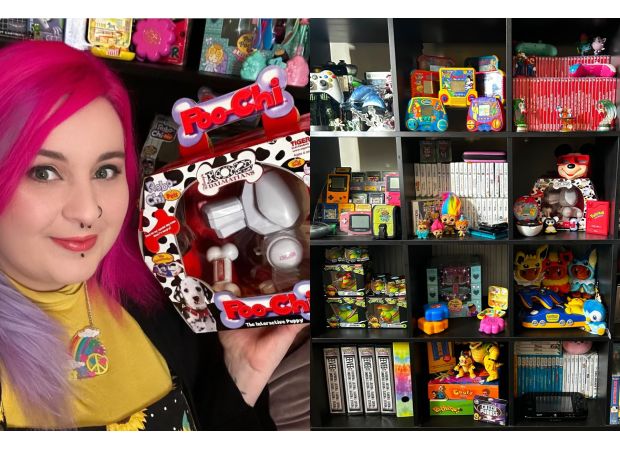A 90s kid's collection of nostalgic Pokémon and Furbys is worth £3,000.